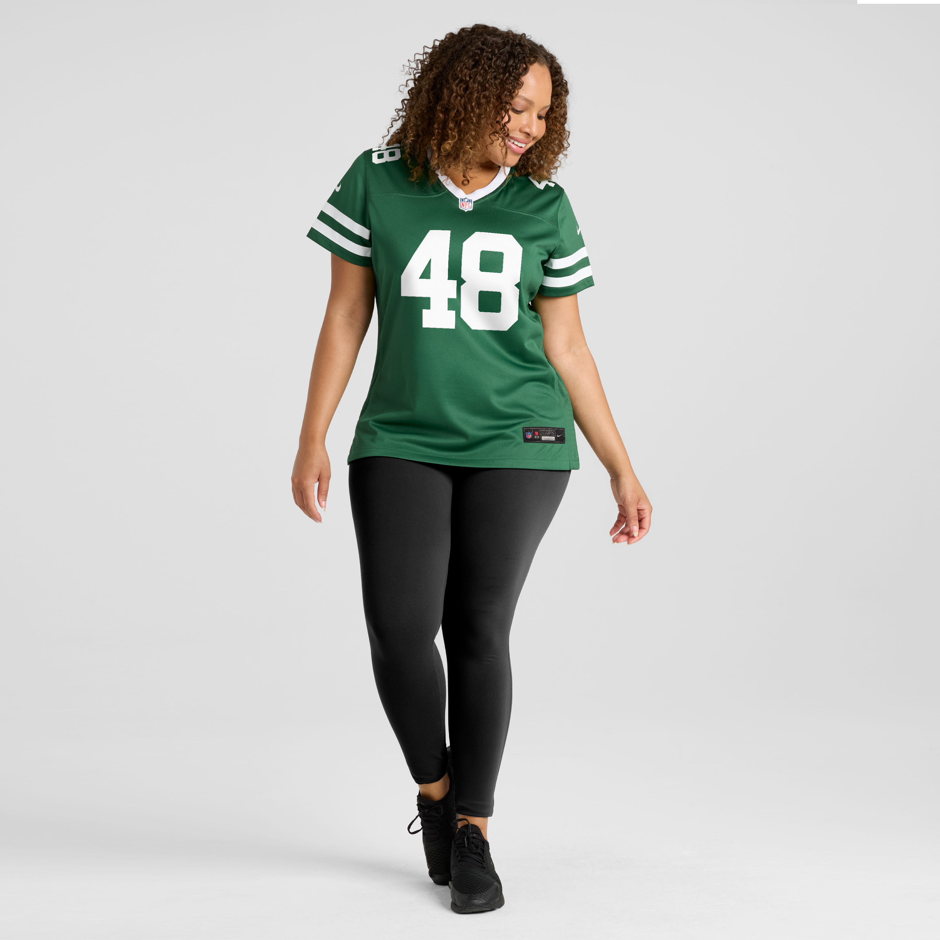 Women's Nike Jaden Keller Legacy Green New York Jets Team Game Jersey