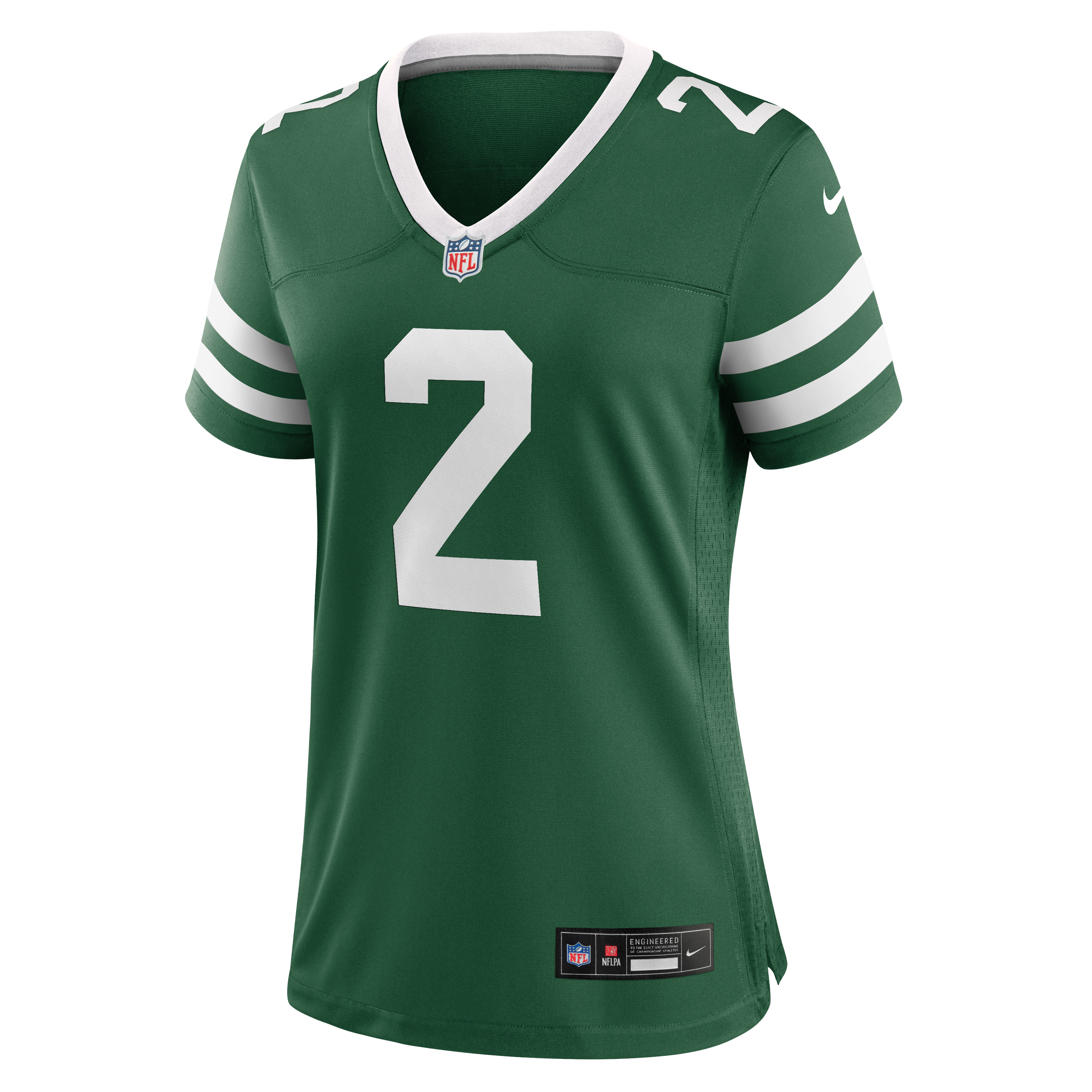 Maillot de match Nike Jarvis Brownlee Jr. Legacy vert pour femme, New York Jets