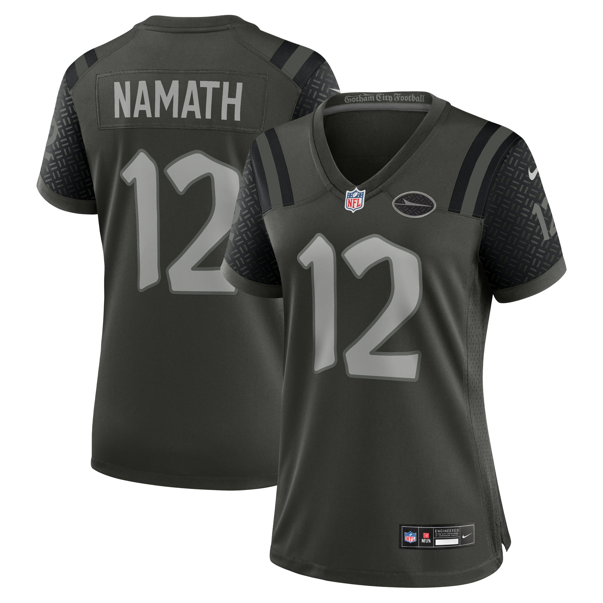 Women's Nike Joe Namath Green New York Jets Rivalries Collection Retired Player Game Jersey