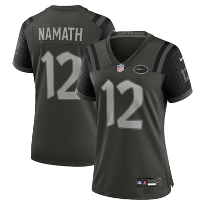 Joe Namath New York Jets Nike Women's Rivalries Collection Retired Player Game Jersey - Green