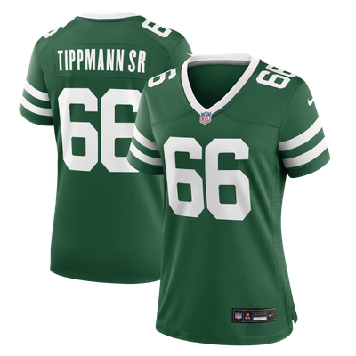 Joe Tippmann New York Jets Nike Women's Team Game Jersey - Green