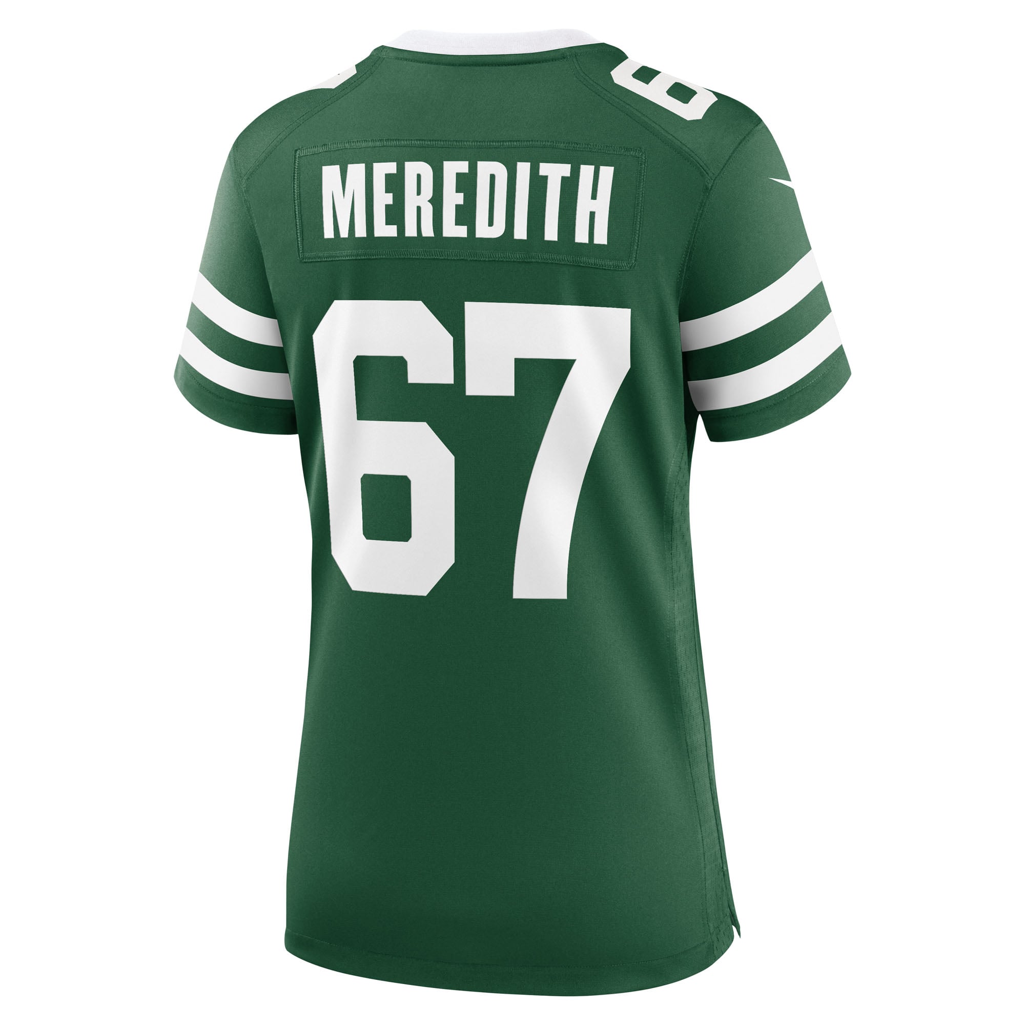 Maillot de match Nike Jordan Meredith Legacy vert pour femme, New York Jets