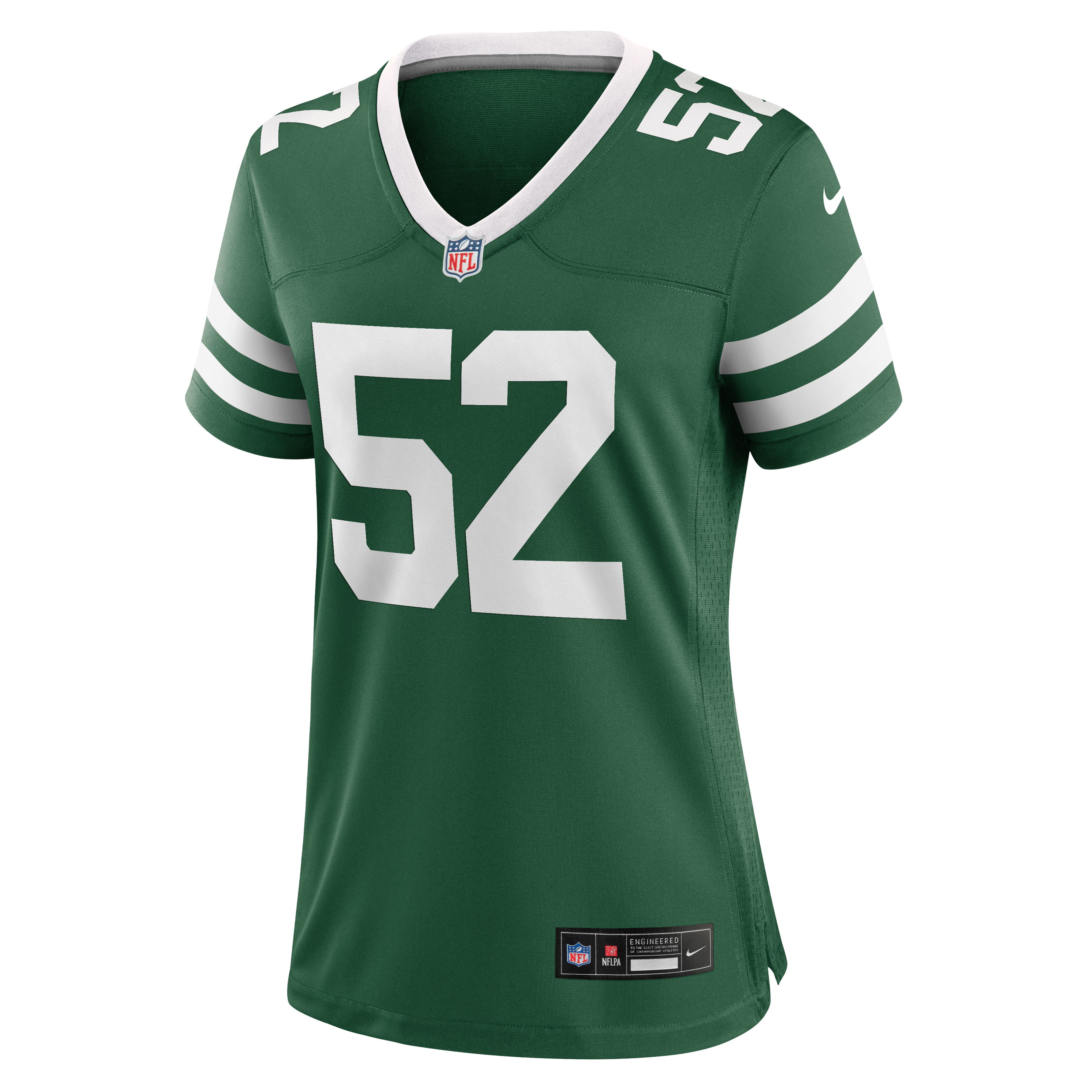 Maillot de match Nike Kingsley Enagbare Legacy Green pour femme, New York Jets