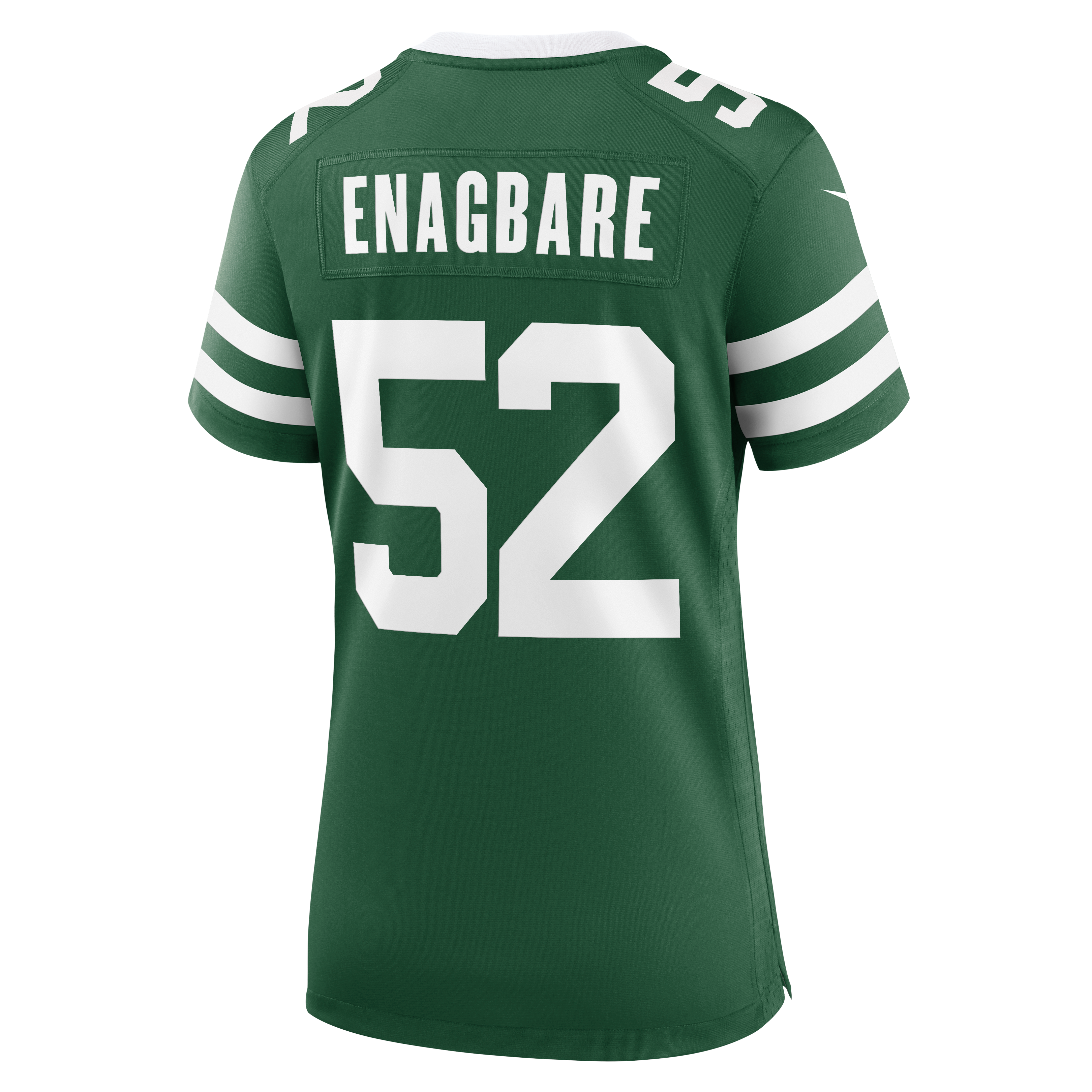 Maillot de match Nike Kingsley Enagbare Legacy Green pour femme, New York Jets