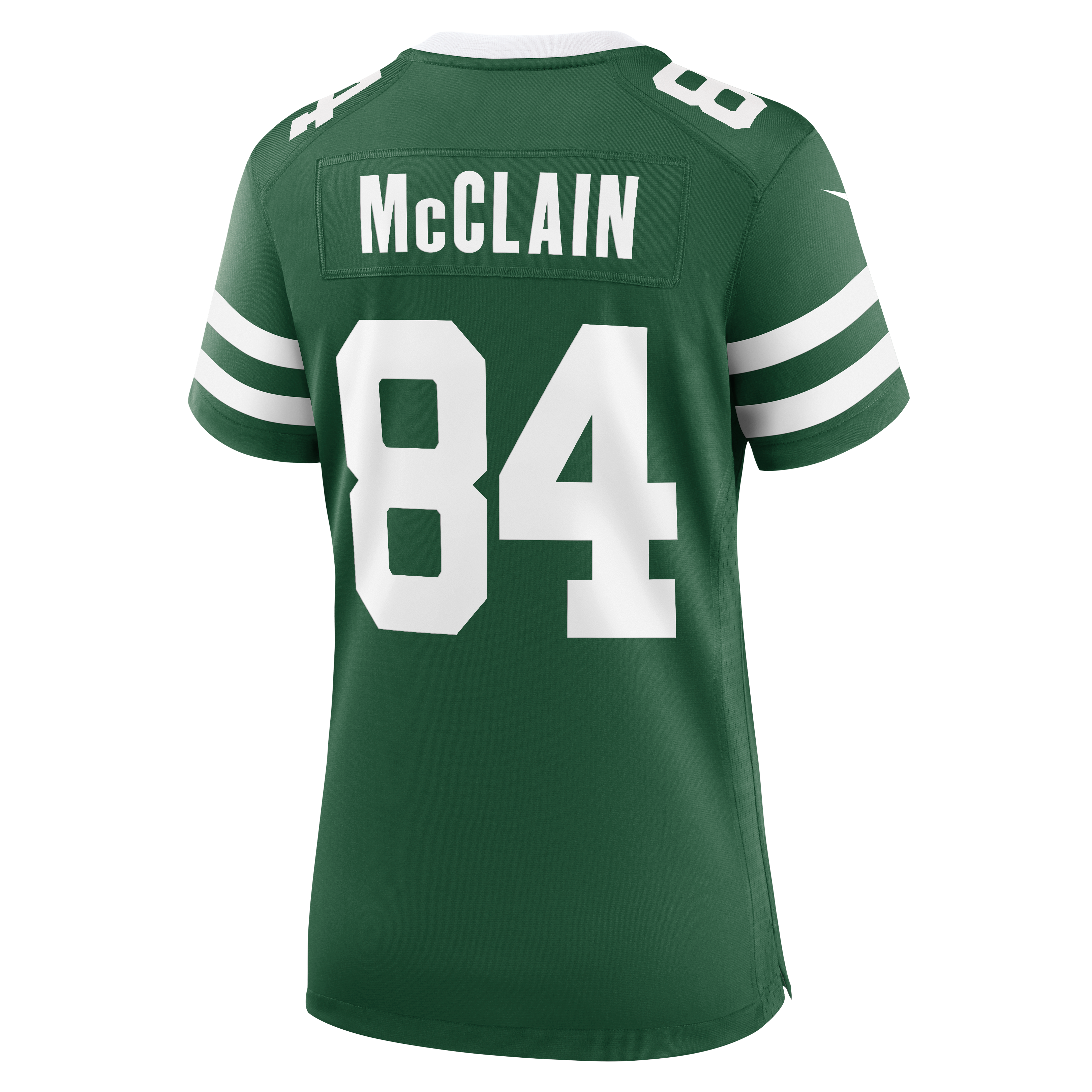 Maillot de match Nike Malik McClain Legacy Green pour femme, New York Jets