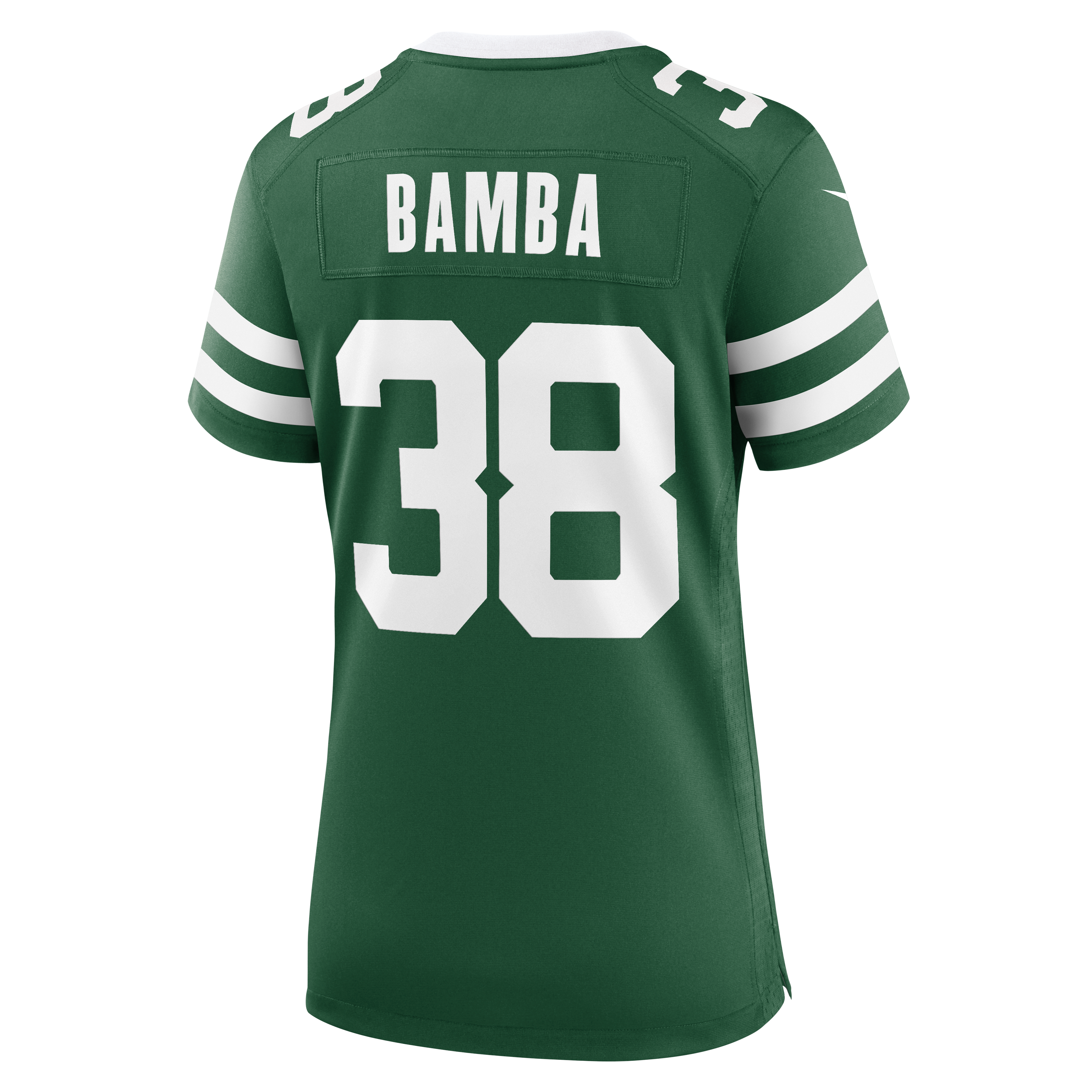 Women's Nike Mory Bamba Legacy Green New York Jets Team Game Jersey