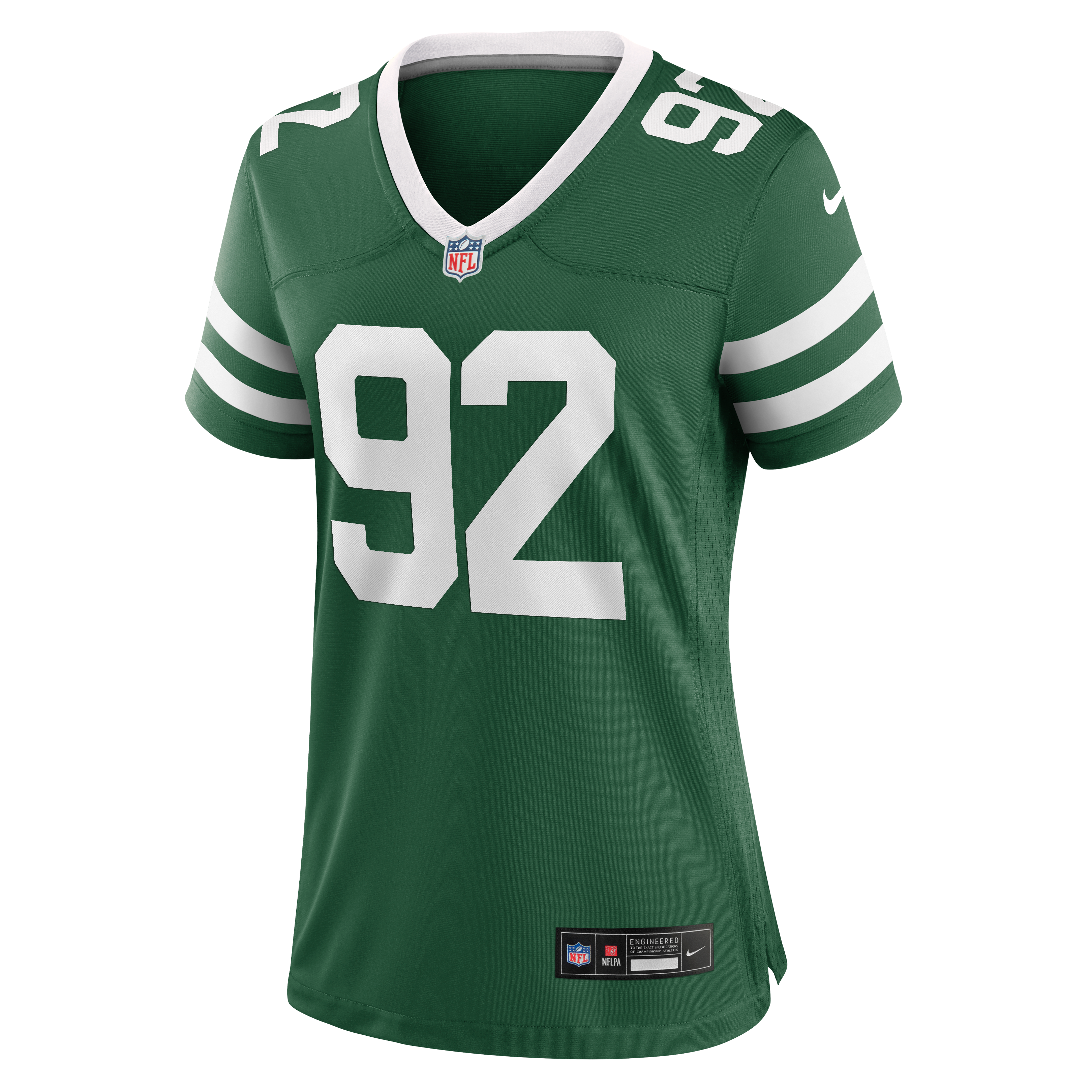 Maillot de match Nike Legacy vert pour femme, Nate Lynn, New York Jets