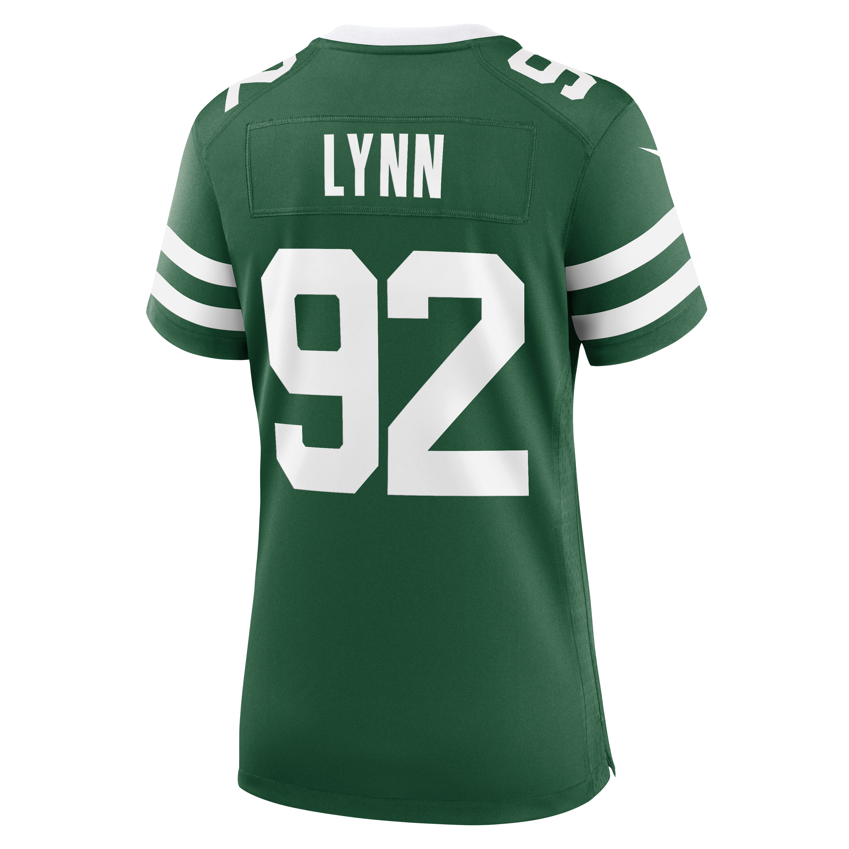 Maillot de match Nike Legacy vert pour femme, Nate Lynn, New York Jets