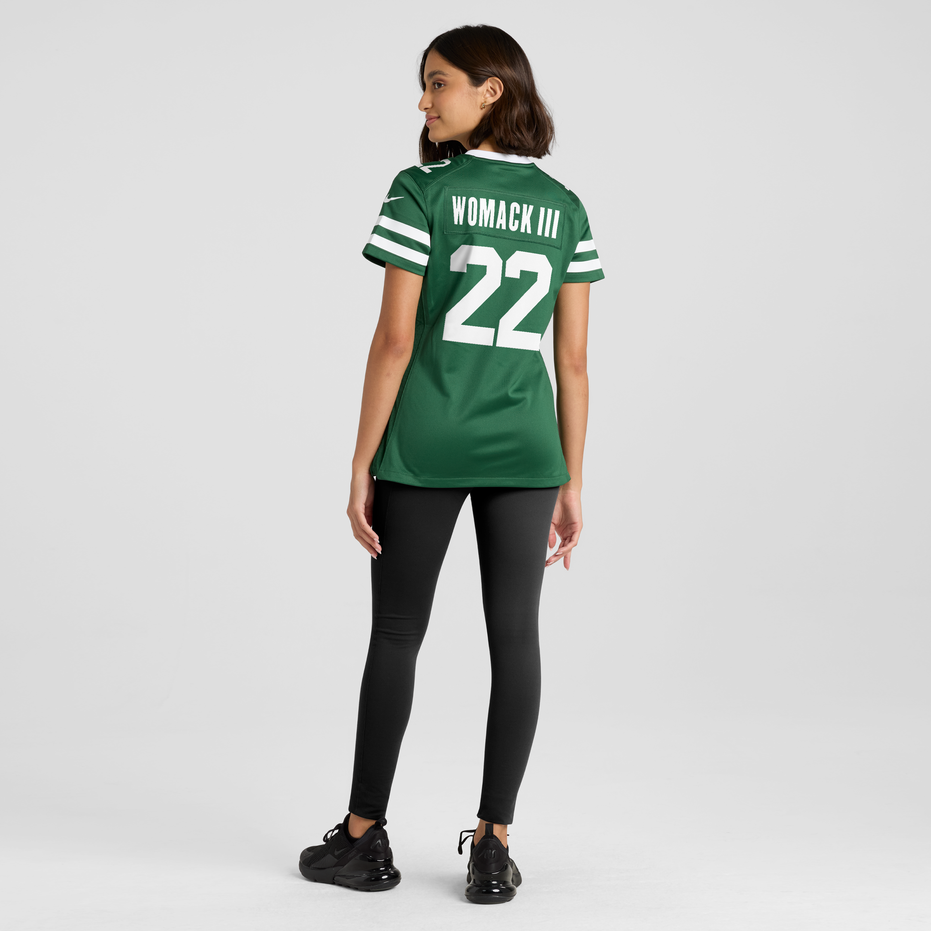 Women's Nike Samuel Womack III Legacy Green New York Jets Team Game Jersey