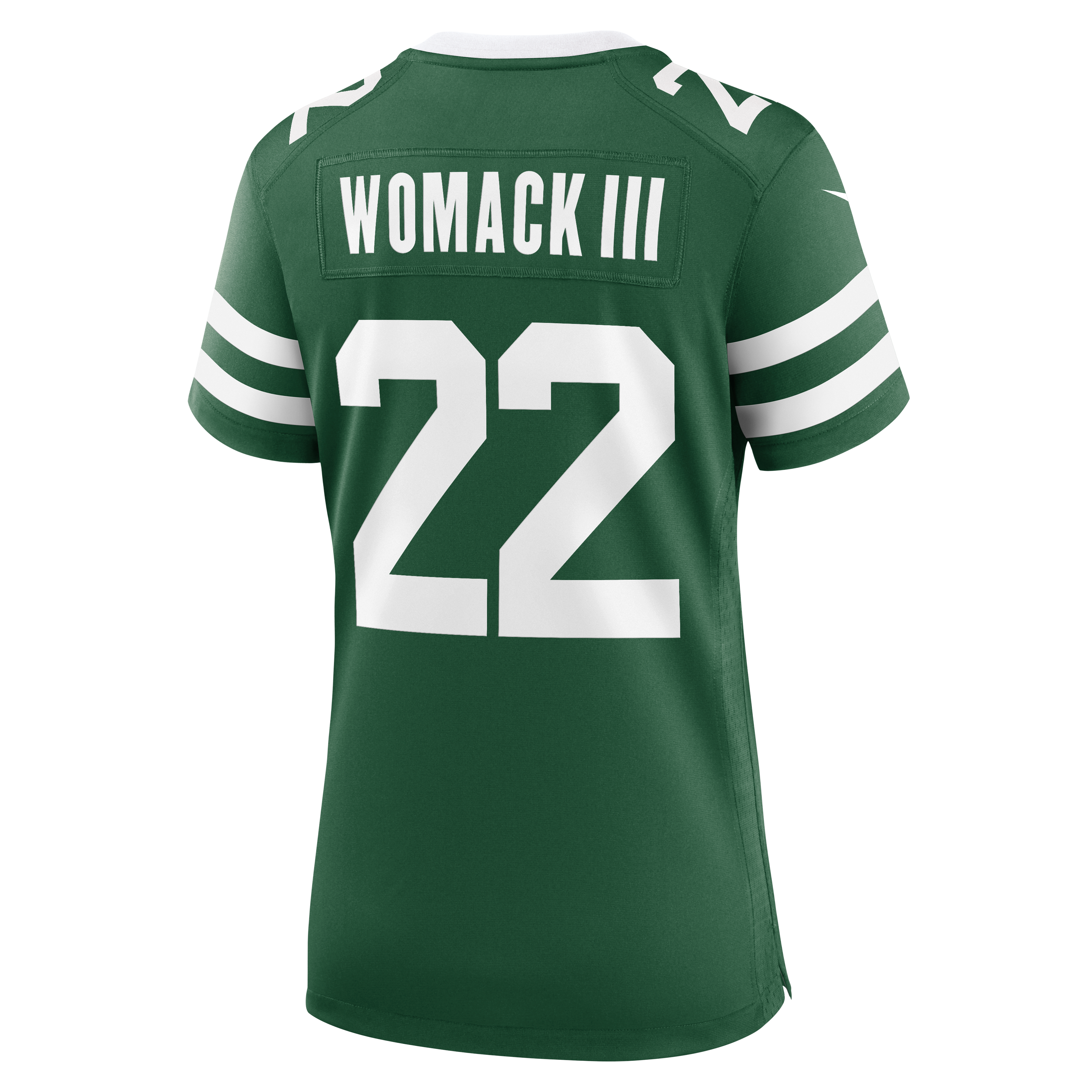 Women's Nike Samuel Womack III Legacy Green New York Jets Team Game Jersey