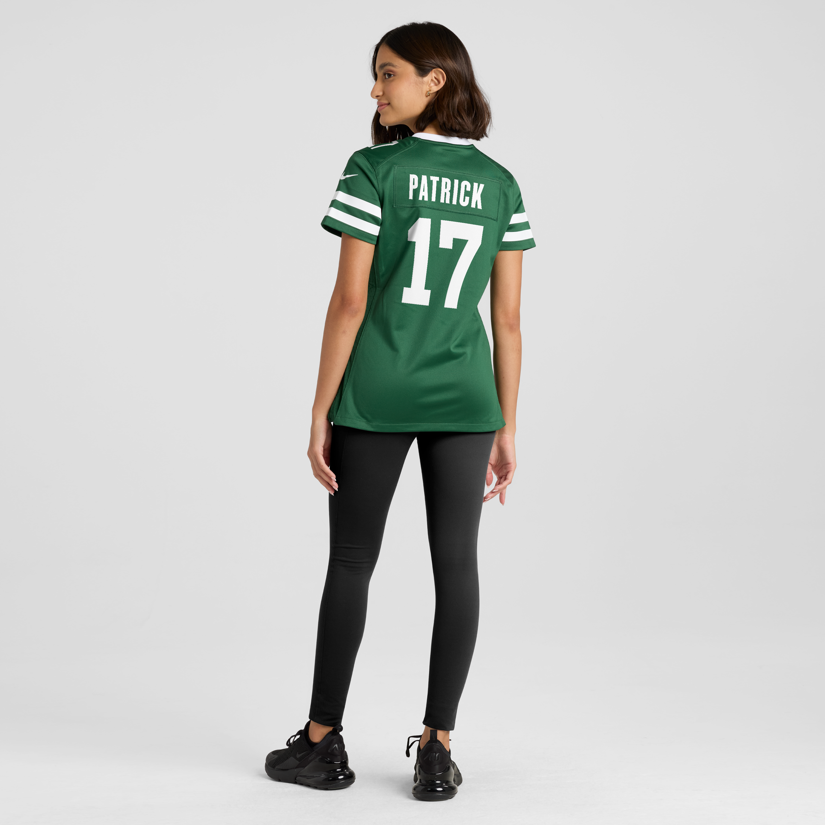 Maillot de match Nike Tim Patrick Legacy Green pour femme, New York Jets