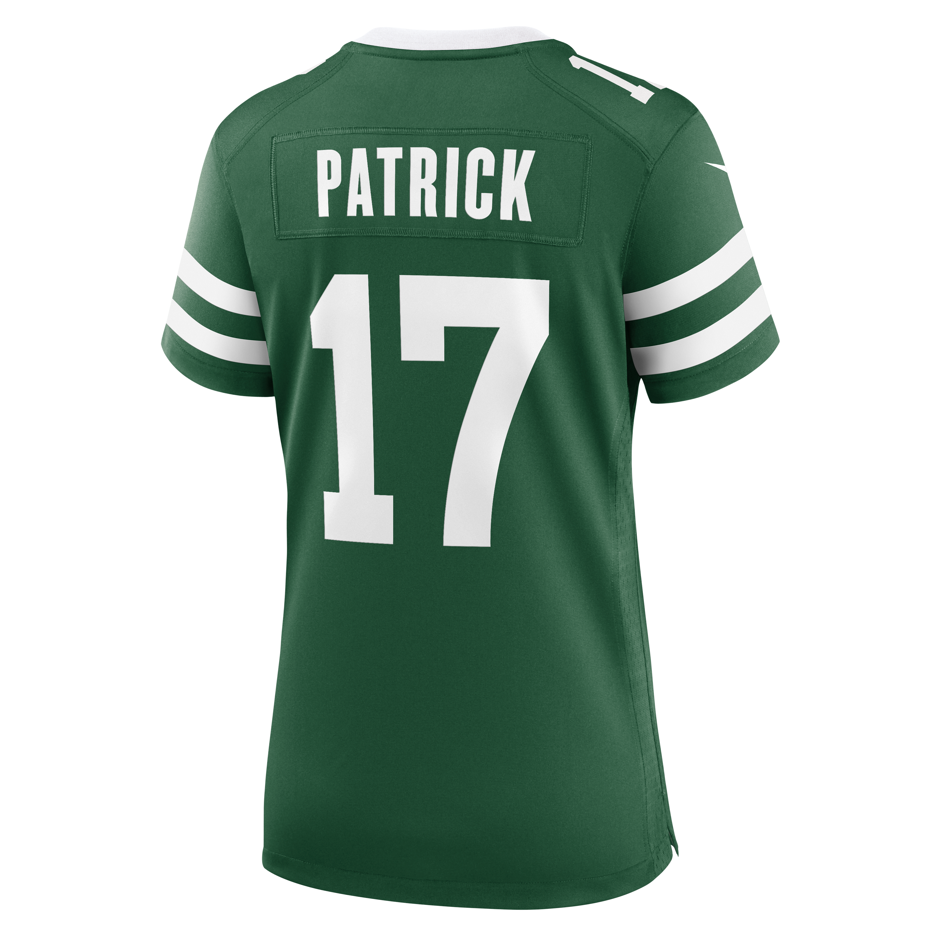 Maillot de match Nike Tim Patrick Legacy Green pour femme, New York Jets