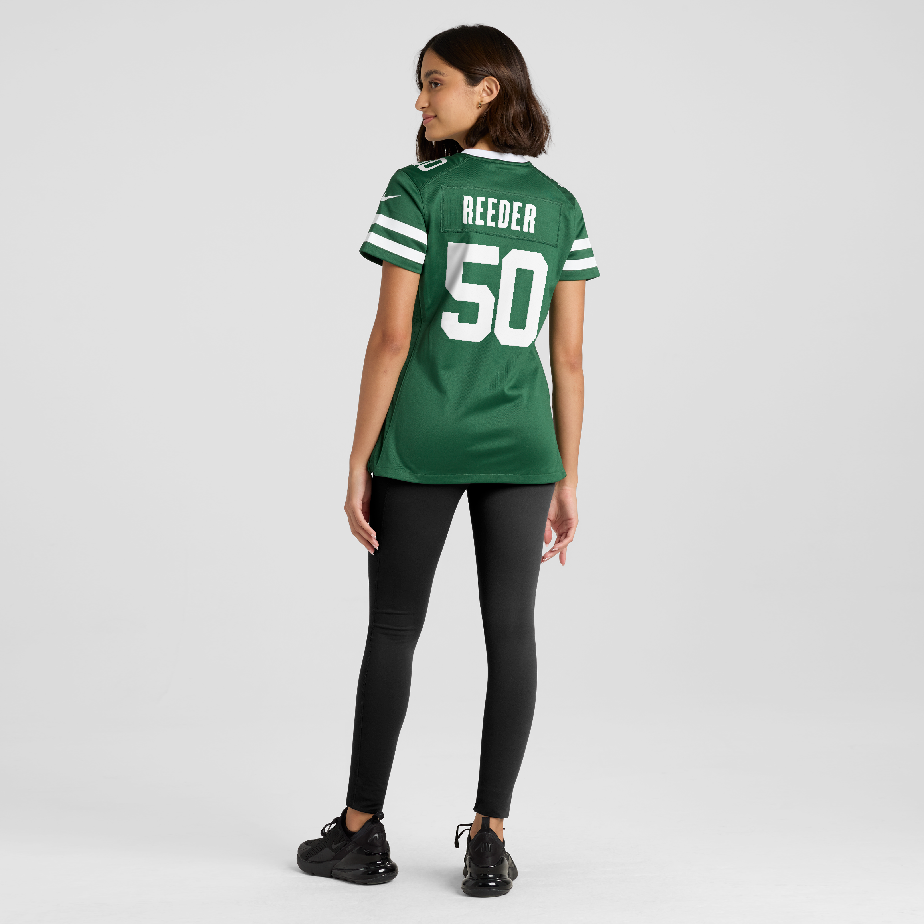 Maillot de match Nike Troy Reeder Legacy Green pour femme, New York Jets