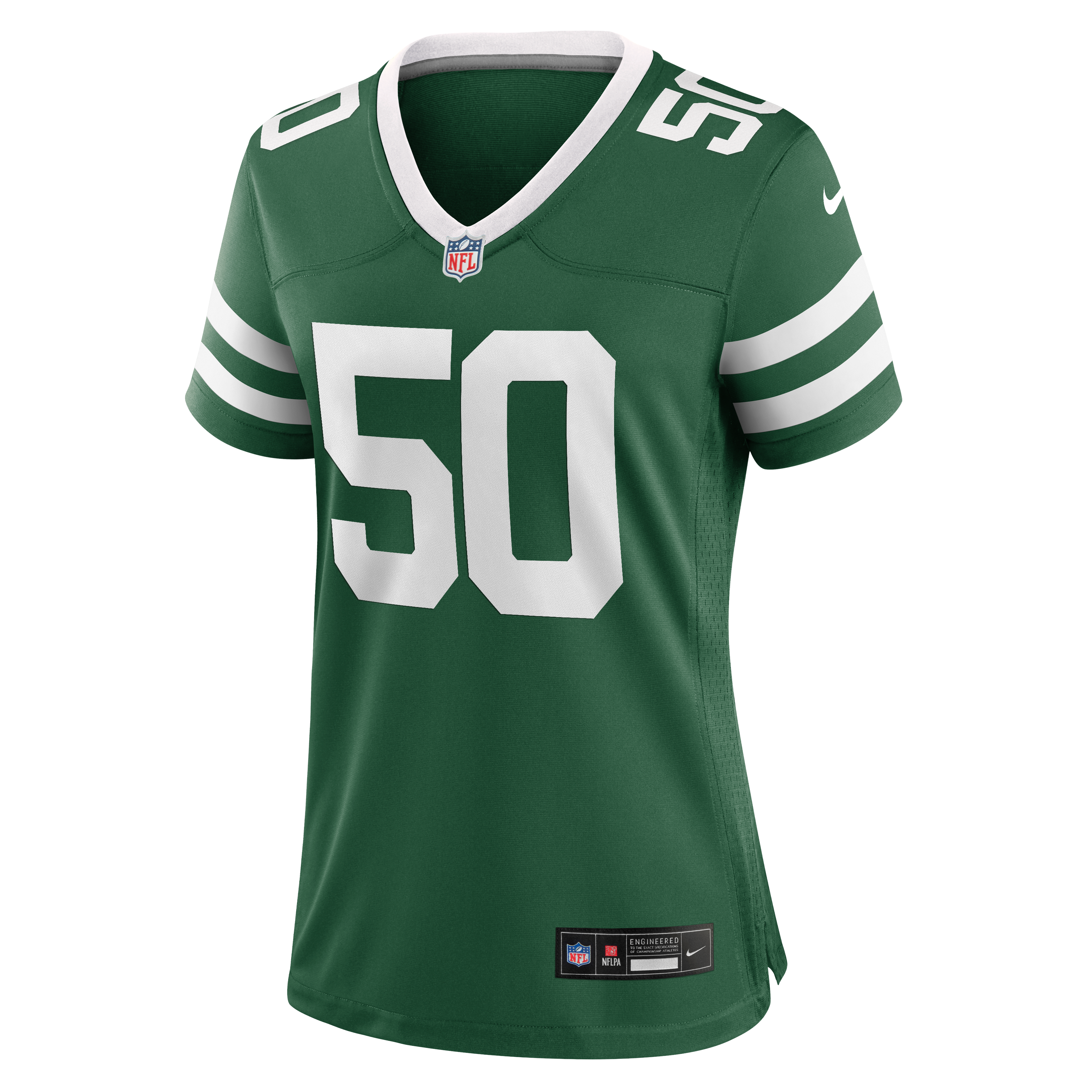 Maillot de match Nike Troy Reeder Legacy Green pour femme, New York Jets