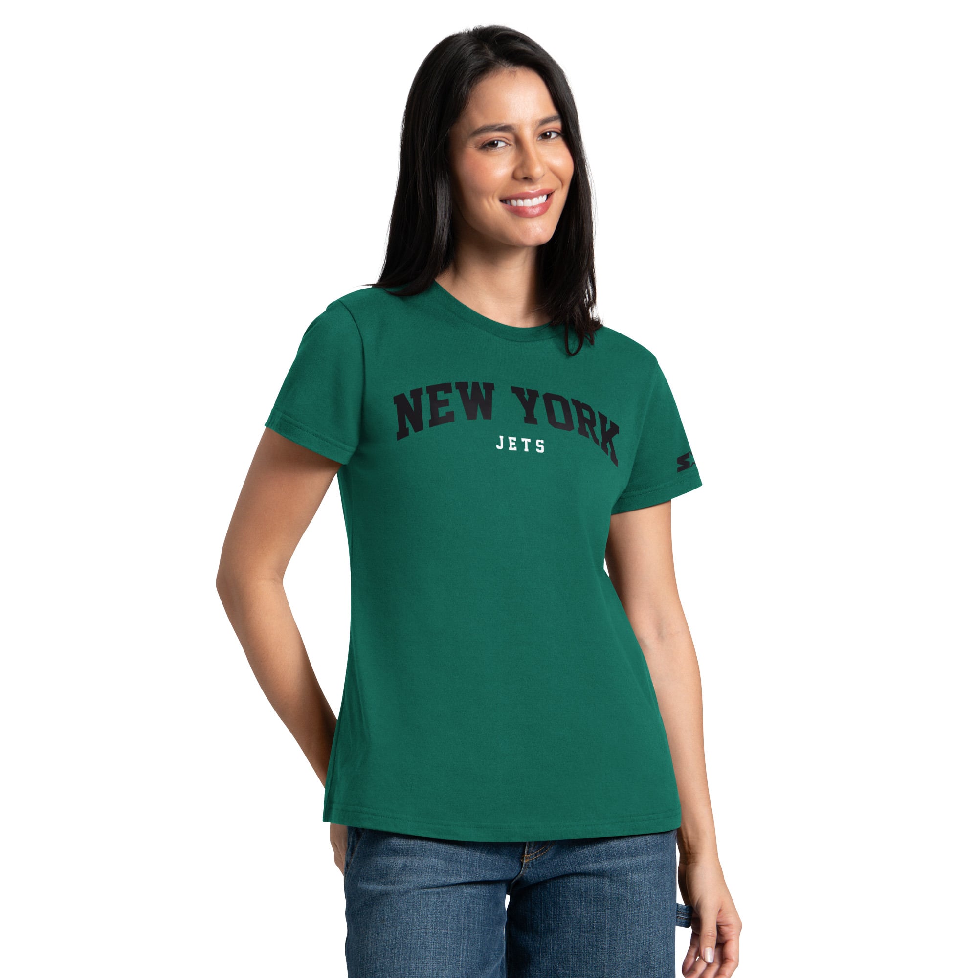 Ensemble de t-shirts Starter verts et noirs pour femmes des New York Jets