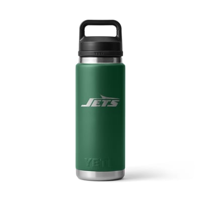 New York Jets YETI 26oz. Rambler Chug Water Bottle