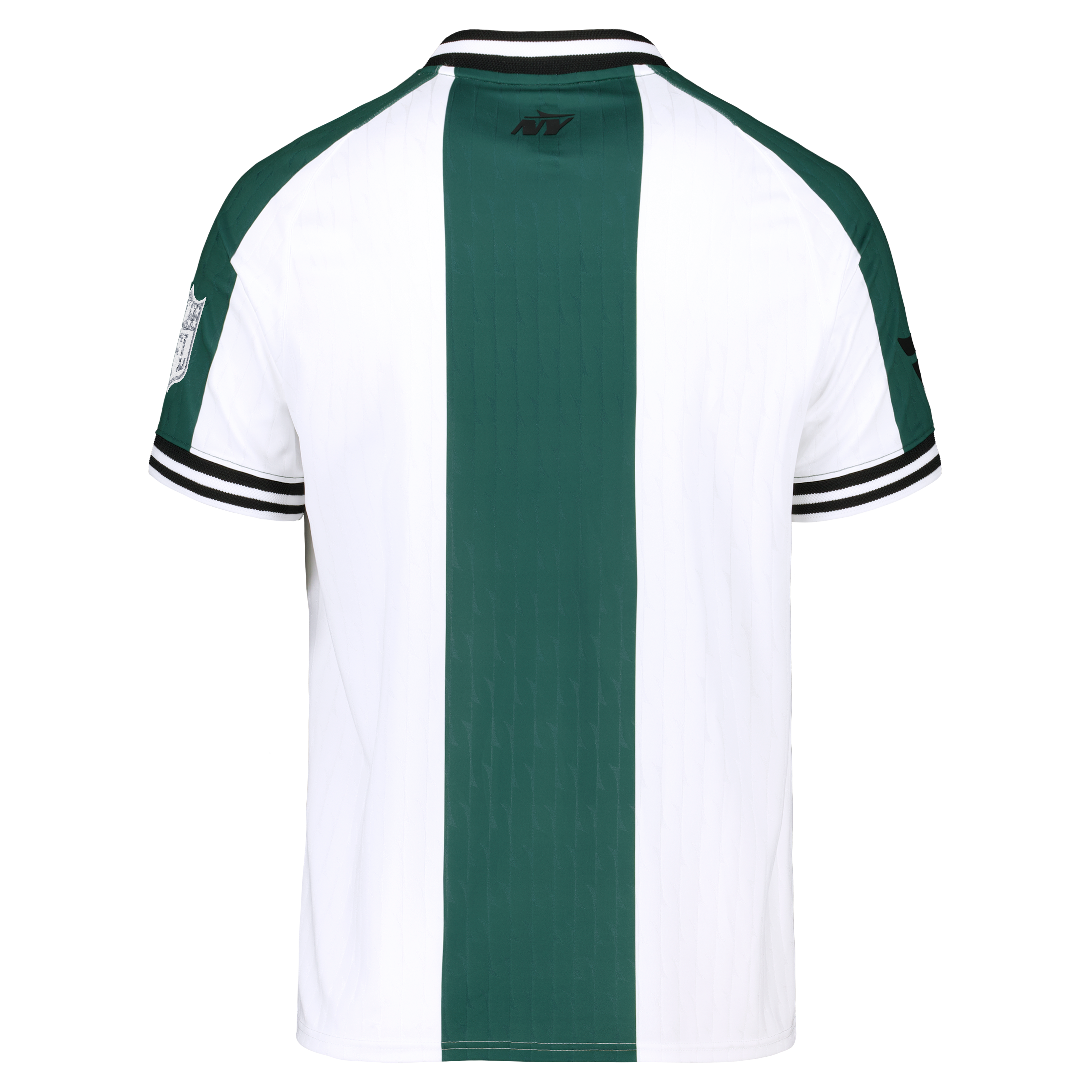 Youth Fanatics White New York Jets Football x V-Neck Fan Top