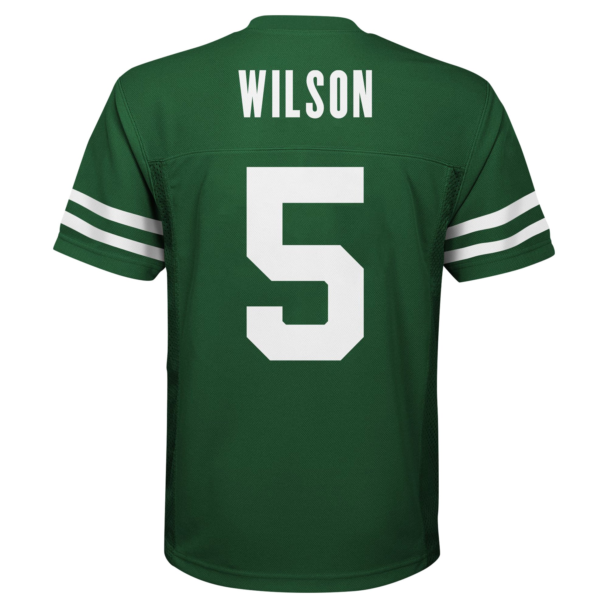 Youth Garrett Wilson Green New York Jets Replica Jersey