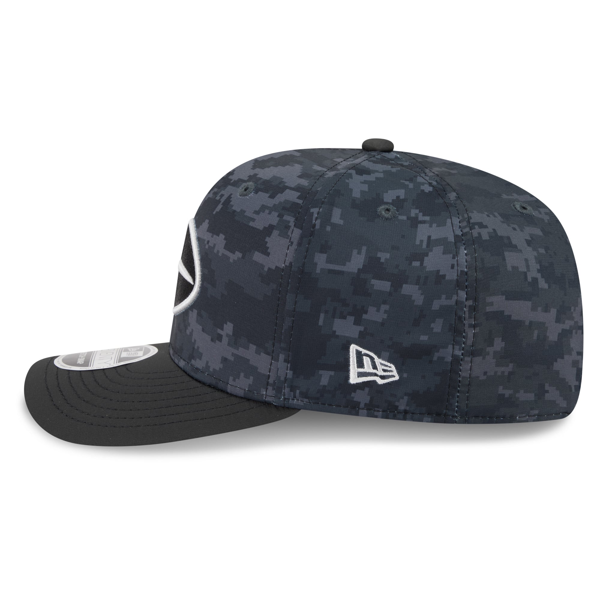 Casquette ajustable New Era noire pour jeunes New York Jets 2026 Salute To Service 9SEVENTY