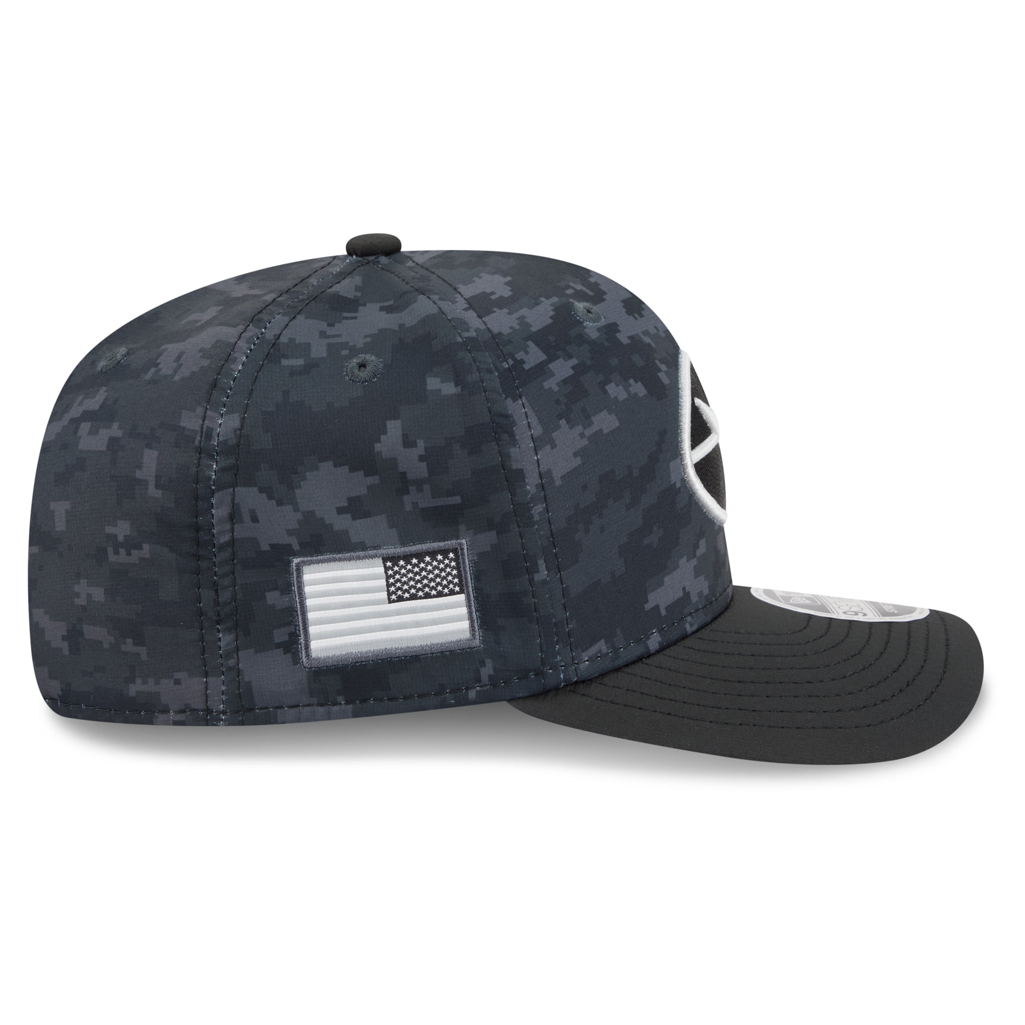 Casquette ajustable New Era noire pour jeunes New York Jets 2026 Salute To Service 9SEVENTY