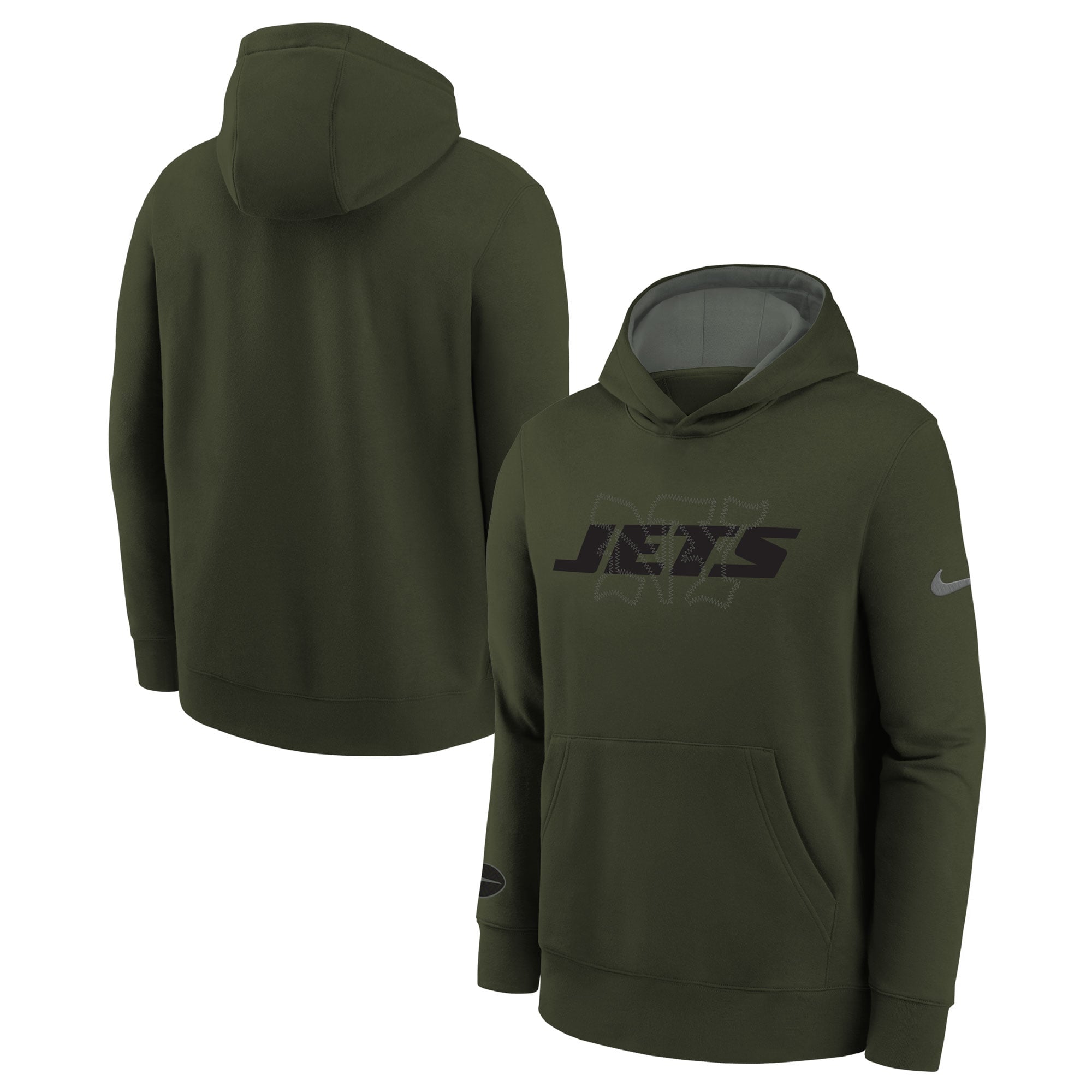Youth Nike  Green New York Jets Rivalries Collection Club Hoodie