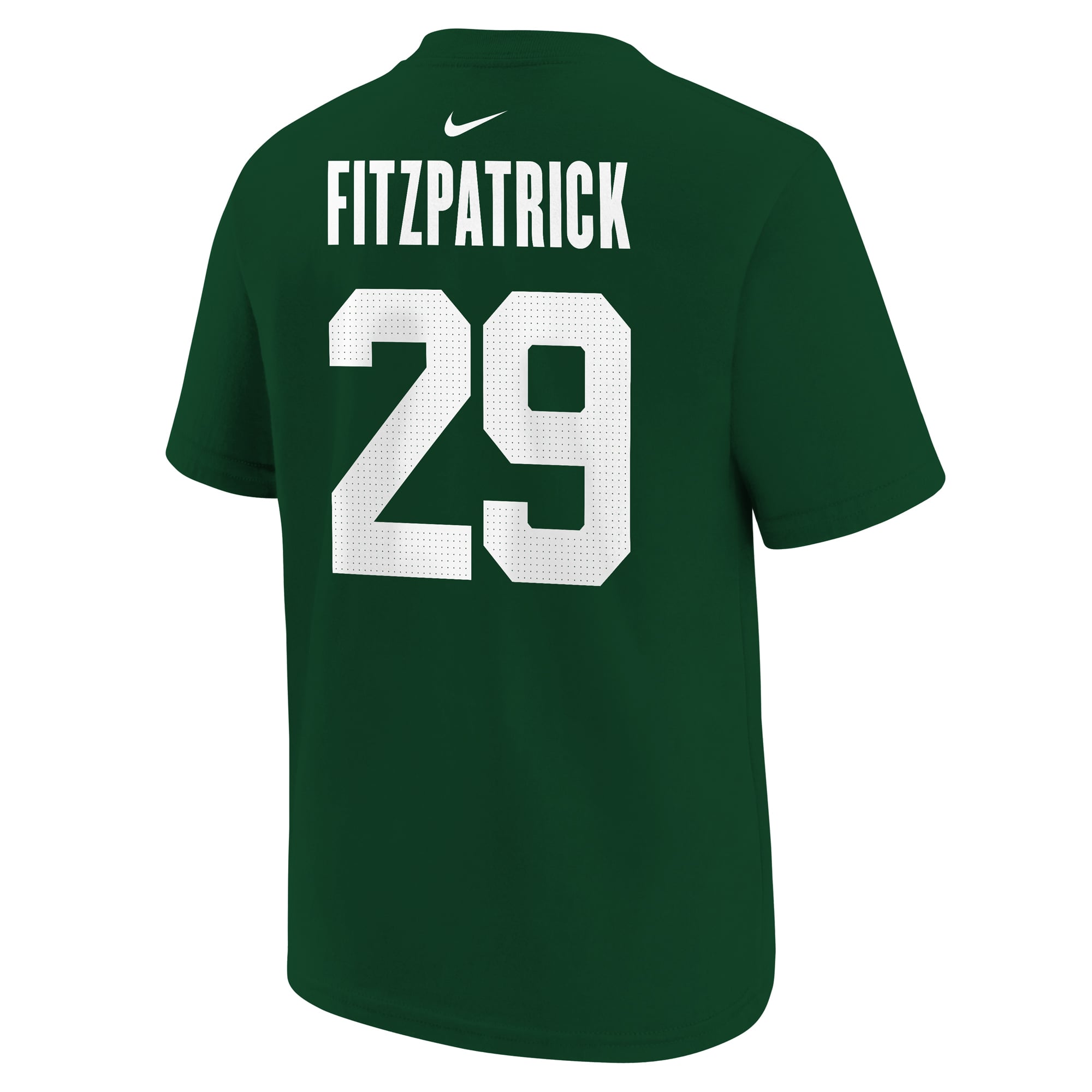 T-shirt Nike Minkah Fitzpatrick vert New York Jets pour enfant, nom et numéro