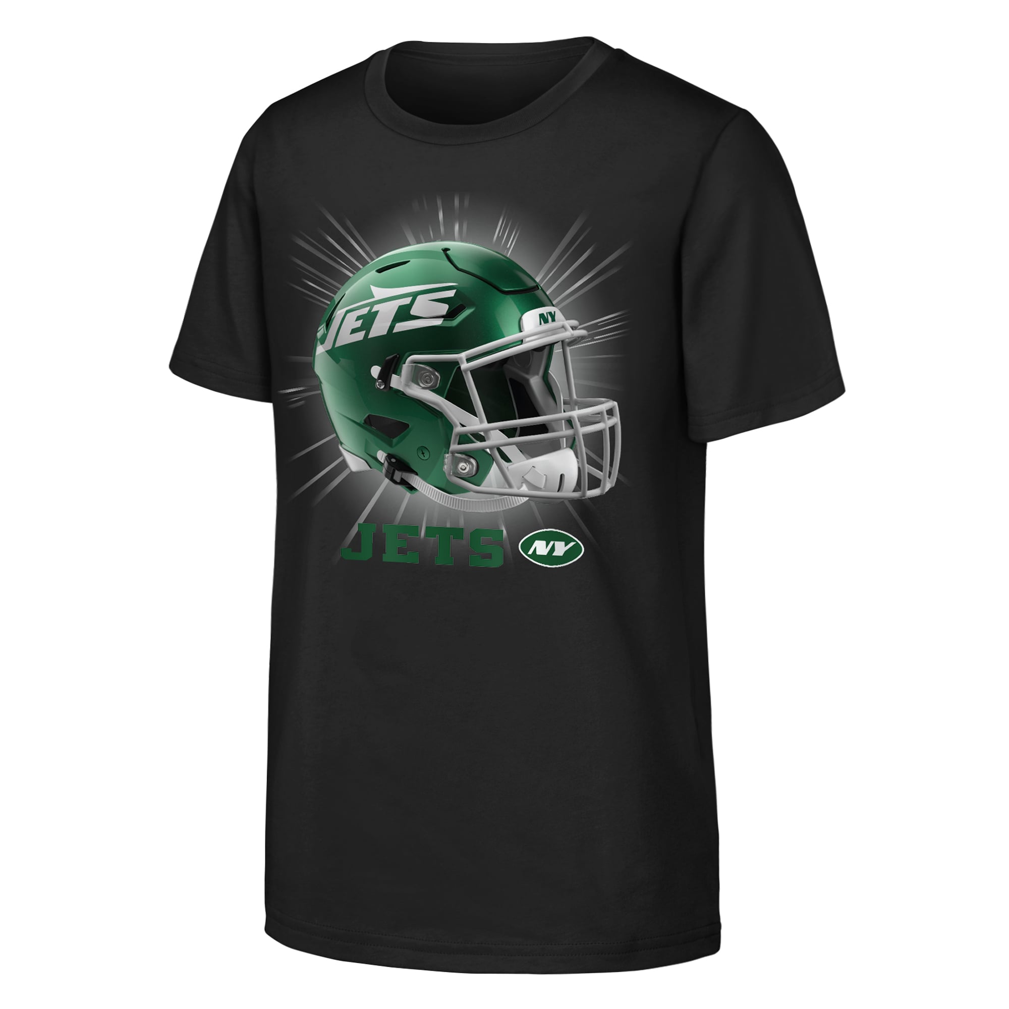 T-shirt noir Youth Outerstuff New York Jets « Mentalité de gagnant »