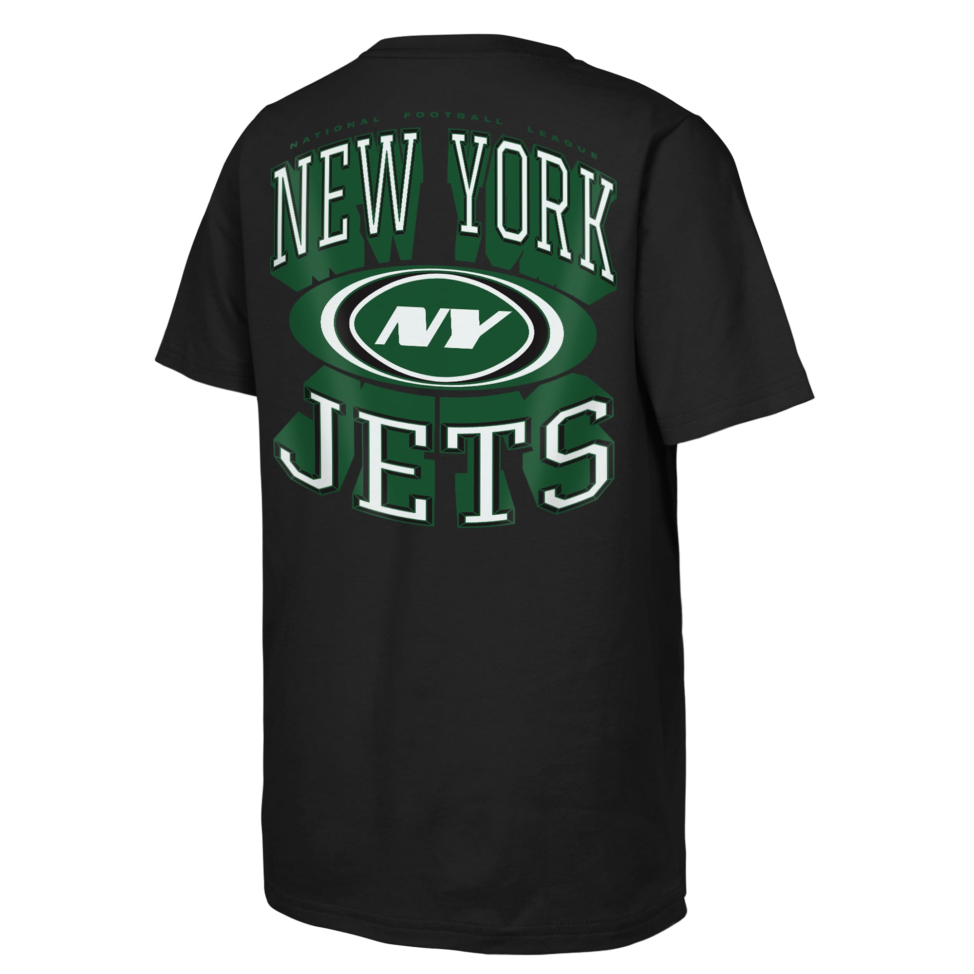 T-shirt noir Youth Outerstuff New York Jets « Mentalité de gagnant »