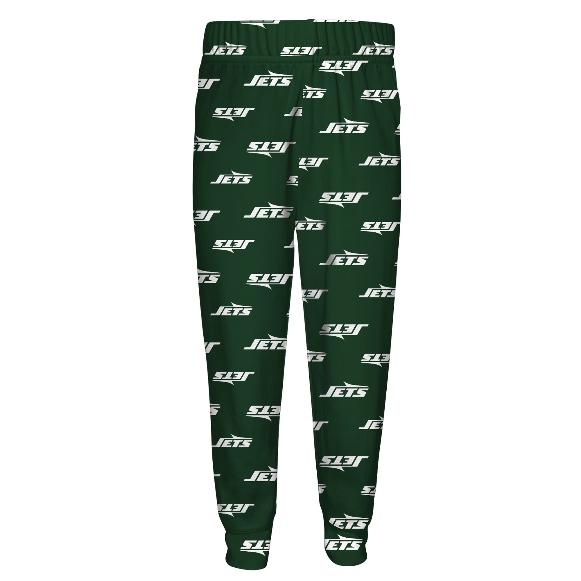 Ensemble pyjama enfant Outerstuff vert New York Jets, manches longues et pantalon imprimés.