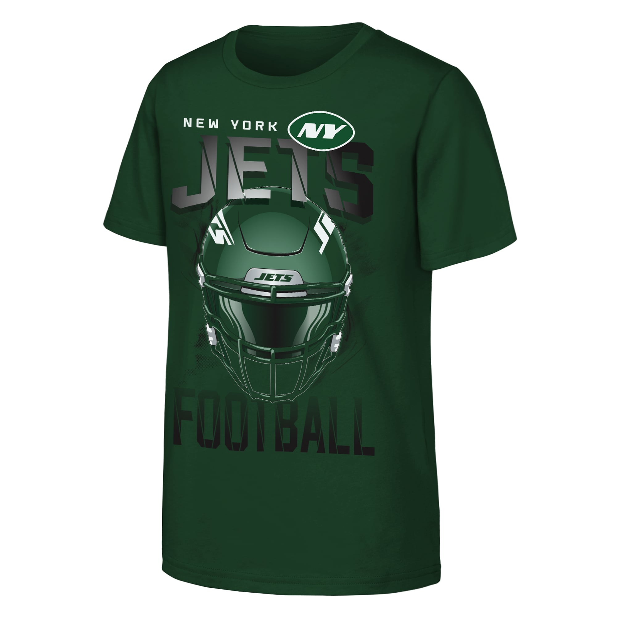 Youth Outerstuff Green New York Jets Full Gear T-Shirt