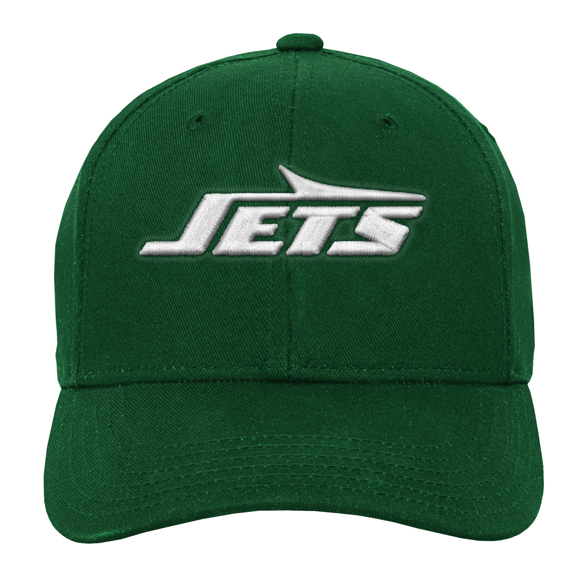 Casquette à visière pré-courbée verte New York Jets pour jeunes Outerstuff