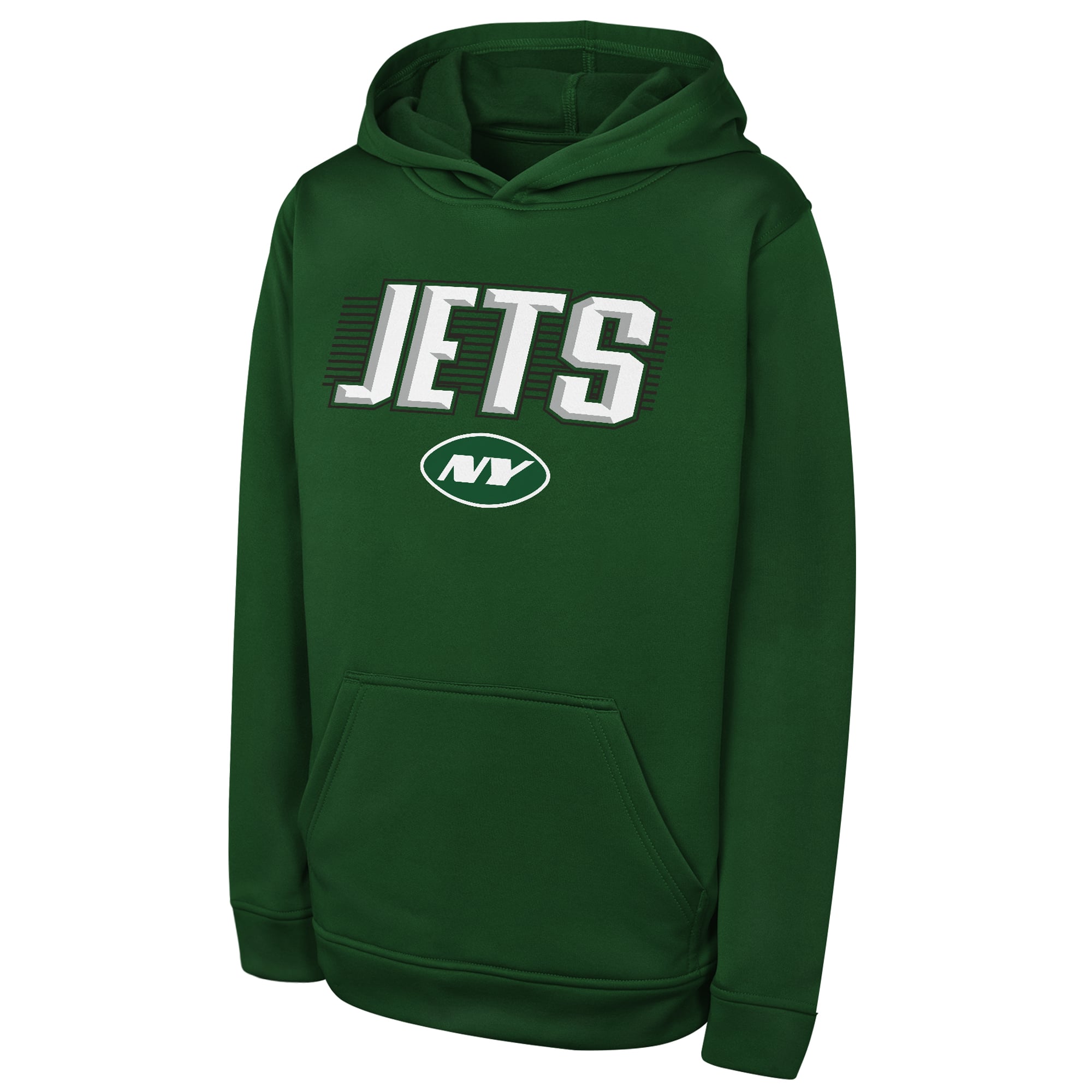 Sweat à capuche de performance Youth Outerstuff Green New York Jets Sack Party