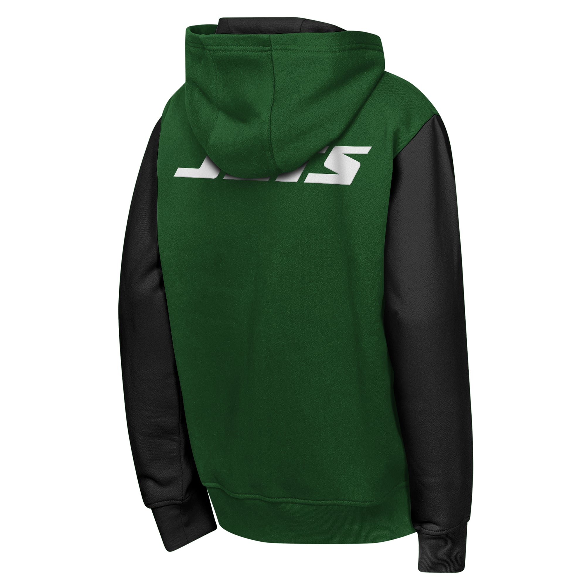 Sweat à capuche zippé vert New York Jets Stadium pour jeunes de la marque Outerstuff