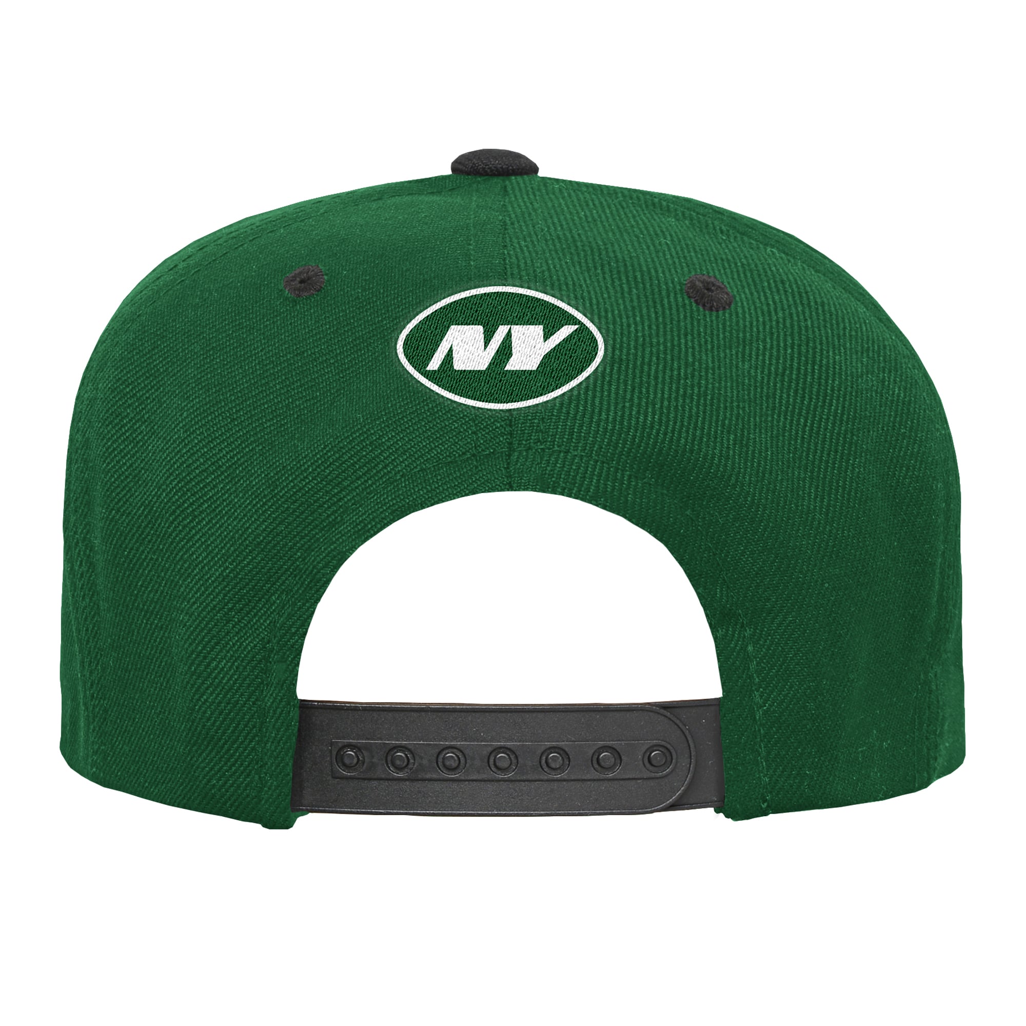Casquette snapback verte et noire New York Jets pour jeunes Outerstuff