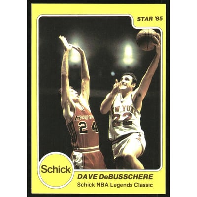 1985 Star Schick Legends #10 Dave DeBusschere