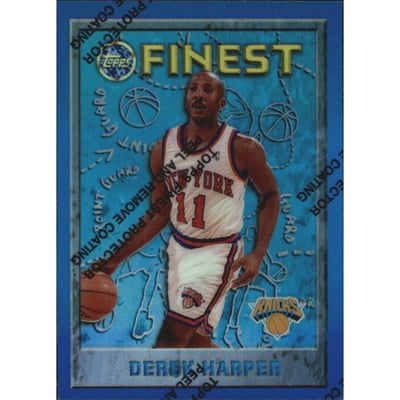 1995-96 Finest Refractors #54 Derek Harper