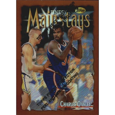 1996-97 Finest Refractors #162 Charles Oakley B