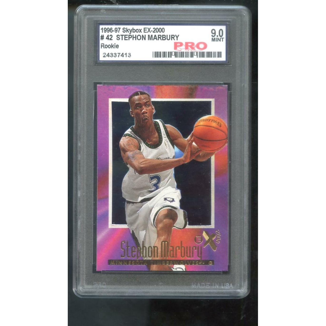 1996-97 Skybox EX-2000 #42 Stephon Marbury ROOKIE RC NBA MINT PRO 