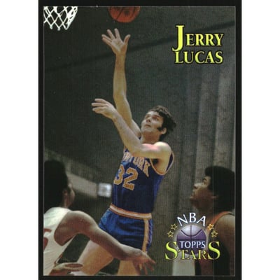 1996 Topps Stars Finest Refractors #25 Jerry Lucas