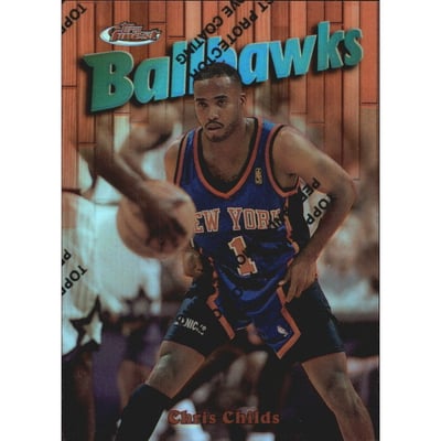 1997-98 Finest Refractors #36 Chris Childs B