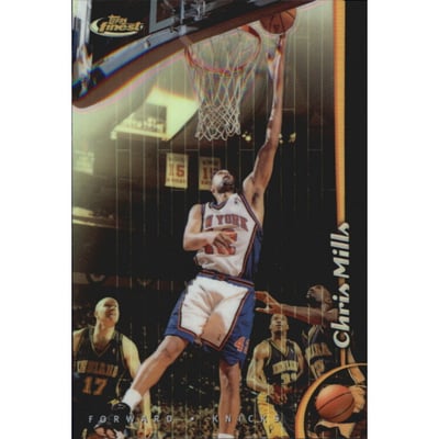 1998-99 Finest No Protectors Refractors #1 Chris Mills