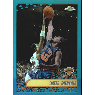 2001-02 Topps Chrome Refractors #59 Kurt Thomas