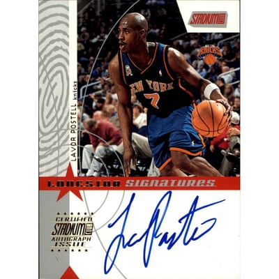 2002-03 Stadium Club Lone Star Signatures #LSLP Lavor Postell/1000
