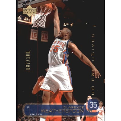 2002-03 Upper Deck Exclusives #116 Clarence Weatherspoon