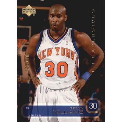 2002-03 Upper Deck Exclusives #321 Frank Williams