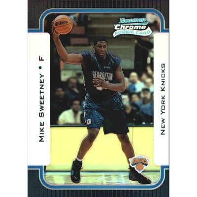 2003-04 Bowman Chrome Refractors #133 Mike Sweetney