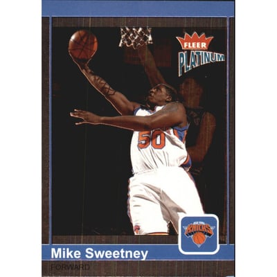 2003-04 Fleer Platinum Finish #191 Mike Sweetney