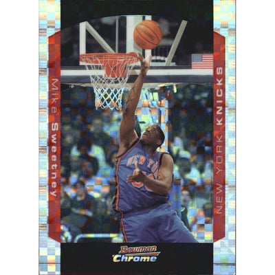 2004-05 Bowman Chrome X-Fractors #105 Mike Sweetney