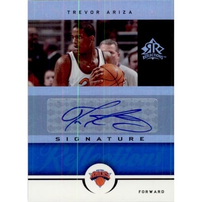 2005-06 Reflections Signatures Blue #TR Trevor Ariza/50