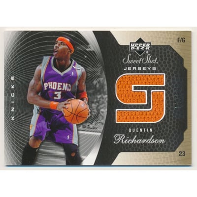 2005-06 Sweet Shot Jerseys Gold #QR Quentin Richardson/99